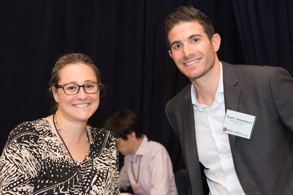 NYU Tax Forum picture of two attendees